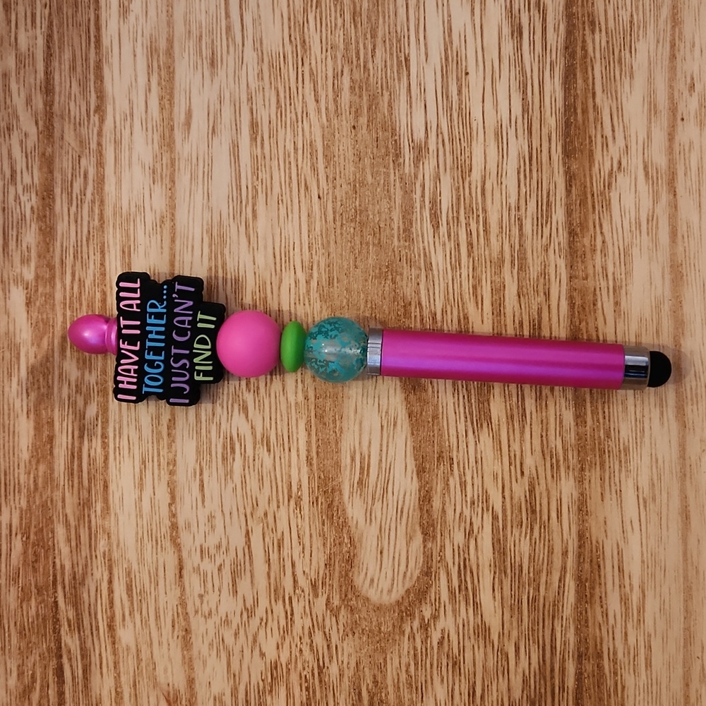 Beaded stylus/pen